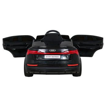 Audi E-Tron Sportback dla dzieci Czarny + Pilot + Napęd 4x4 + Wolny Start + Radio MP3 + LED